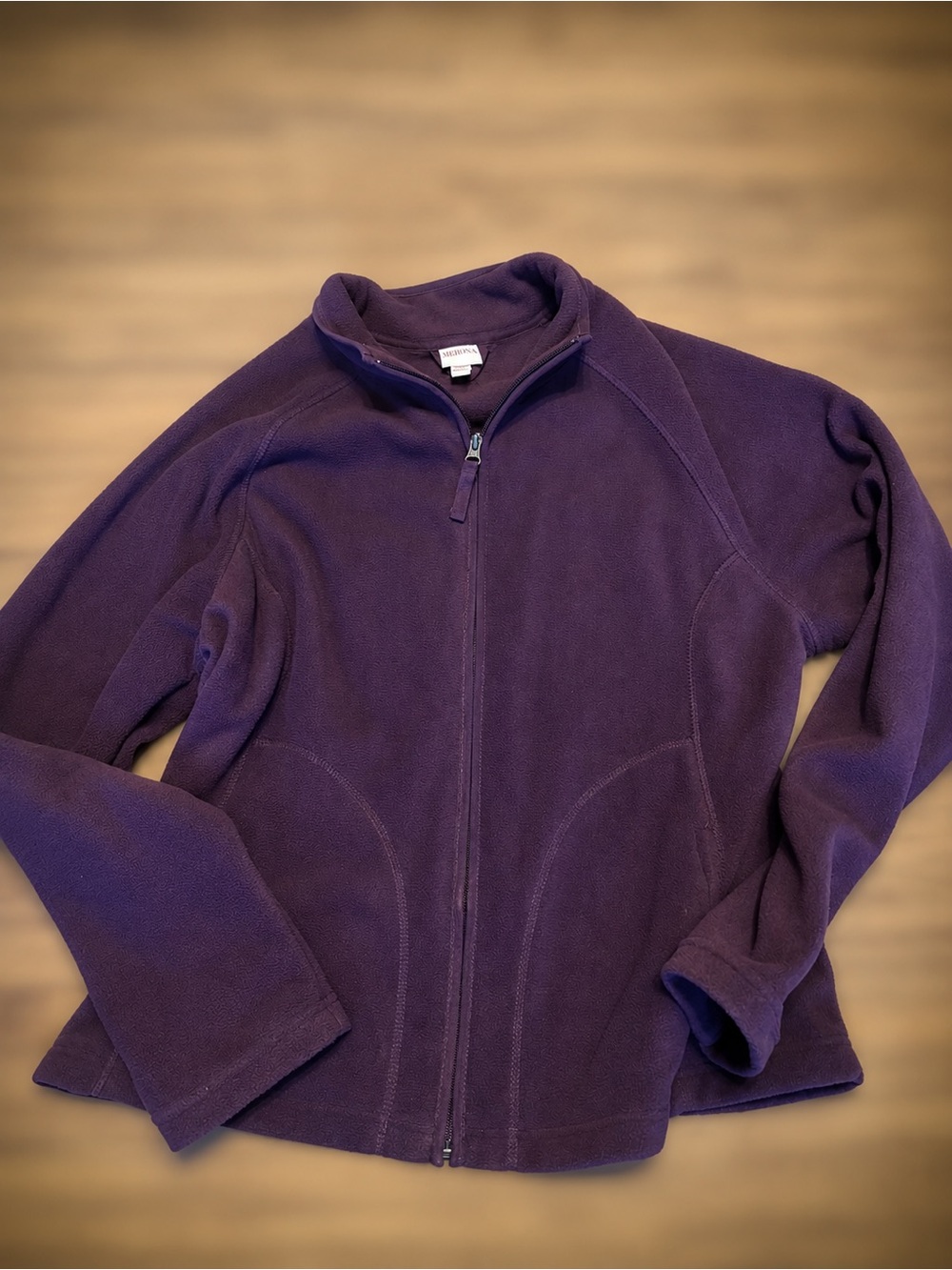 Merona Purple Full-Zip Teddy Fleece Jacket
